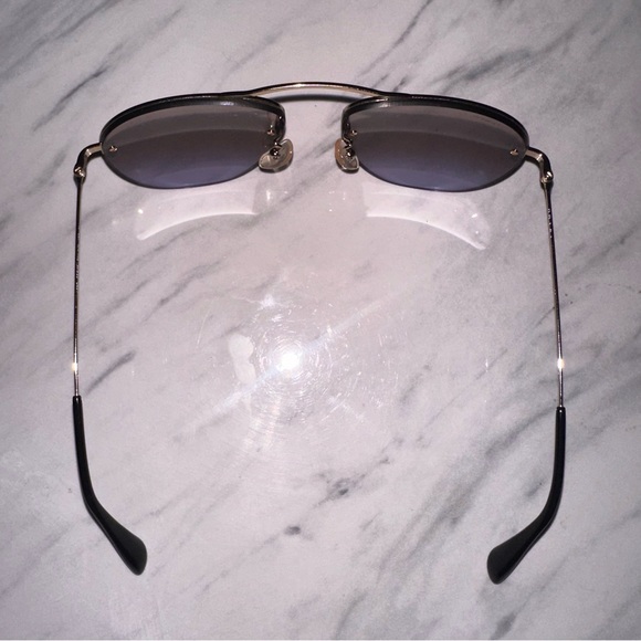 Prada Teddy PR58OS Aviator sunglasses - Picture 4 of 9